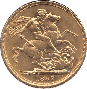 1887 GOLD SOVEREIGN ( GVF ) SYDNEY MINT - Sovereign - Cambridgeshire Coins