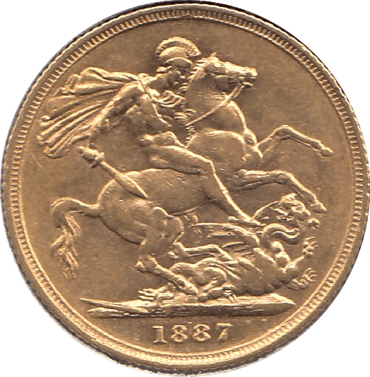 1887 GOLD SOVEREIGN ( GVF ) SYDNEY MINT - Sovereign - Cambridgeshire Coins