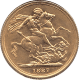 1887 GOLD SOVEREIGN ( GVF ) SYDNEY MINT - Sovereign - Cambridgeshire Coins