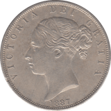 1887 HALFCROWN ( AUNC ) 2 - Halfcrown - Cambridgeshire Coins