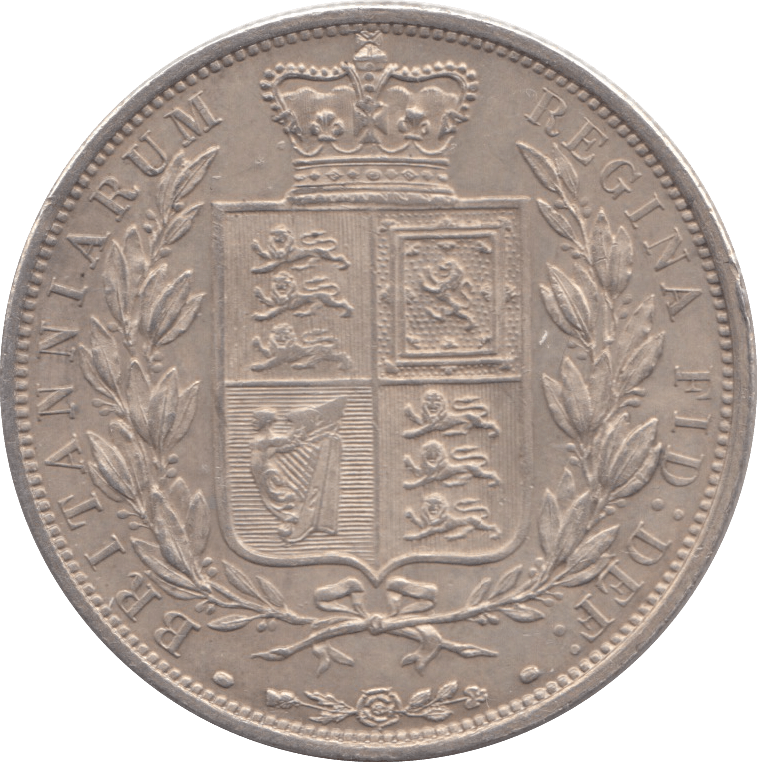 1887 HALFCROWN ( AUNC ) 2 - Halfcrown - Cambridgeshire Coins
