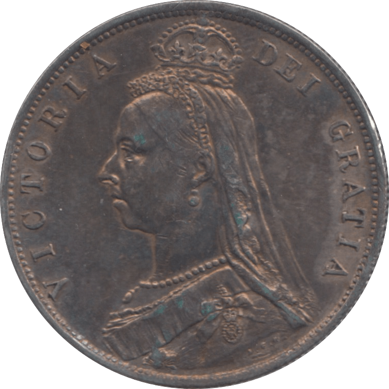1887 HALFCROWN ( AUNC ) 3 - Halfcrown - Cambridgeshire Coins