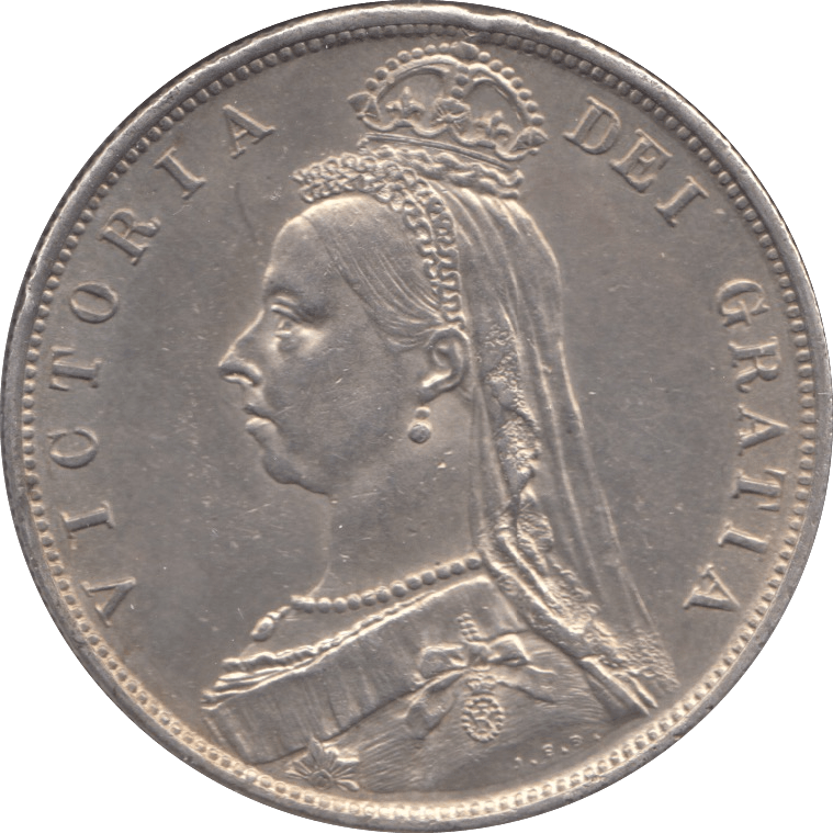 1887 HALFCROWN ( AUNC ) 6 - Halfcrown - Cambridgeshire Coins