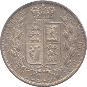 1887 HALFCROWN ( AUNC ) - Halfcrown - Cambridgeshire Coins