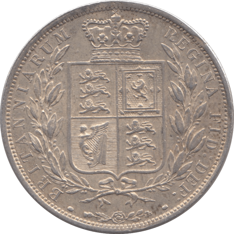1887 HALFCROWN ( AUNC ) - Halfcrown - Cambridgeshire Coins