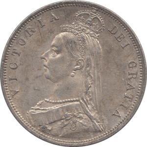 1887 HALFCROWN ( AUNC ) - Halfcrown - Cambridgeshire Coins
