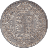 1887 HALFCROWN ( EF ) 3 - Halfcrown - Cambridgeshire Coins