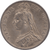 1887 HALFCROWN ( EF ) - Halfcrown - Cambridgeshire Coins