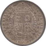 1887 HALFCROWN ( EF ) - Halfcrown - Cambridgeshire Coins