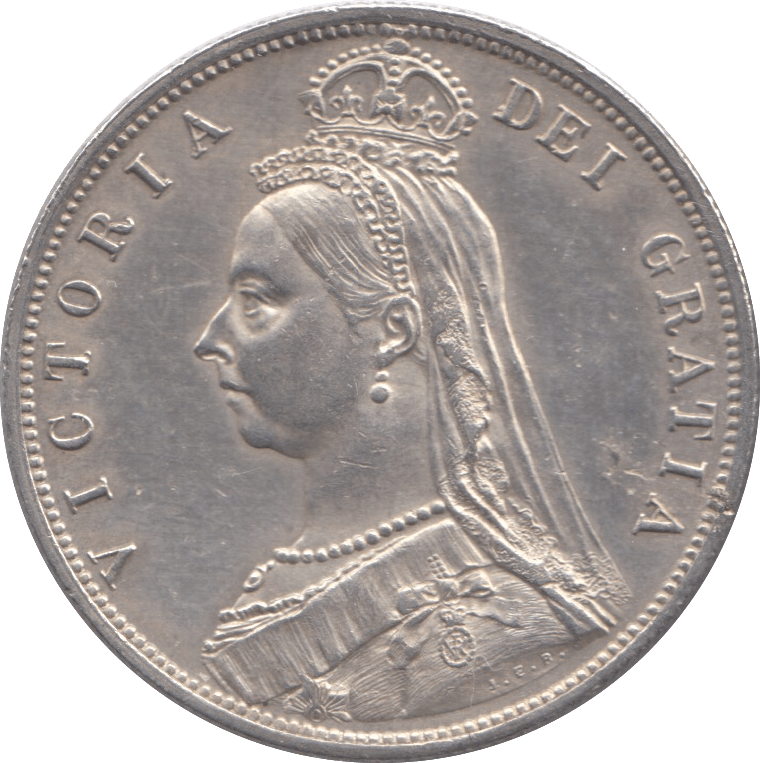 1887 HALFCROWN ( EF ) - HALFCROWN - Cambridgeshire Coins