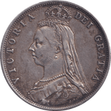 1887 HALFCROWN ( EF ) - HALFCROWN - Cambridgeshire Coins