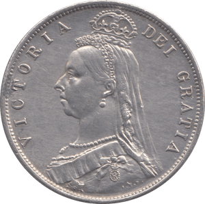 1887 HALFCROWN ( EF ) - Halfcrown - Cambridgeshire Coins