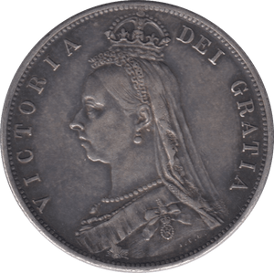 1887 HALFCROWN ( EF ) - Halfcrown - Cambridgeshire Coins