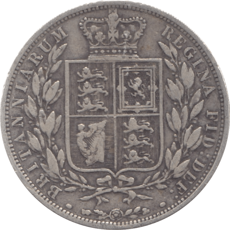 1887 HALFCROWN ( GF ) 6 - Halfcrown - Cambridgeshire Coins