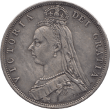 1887 HALFCROWN ( GVF ) 3 - Halfcrown - Cambridgeshire Coins
