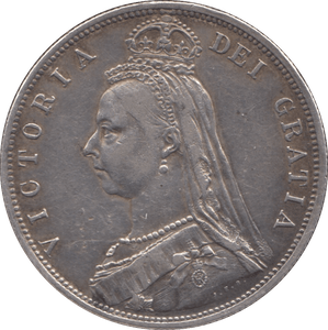 1887 HALFCROWN ( GVF ) 5 - Halfcrown - Cambridgeshire Coins