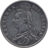 1887 HALFCROWN ( GVF ) 6 - Halfcrown - Cambridgeshire Coins