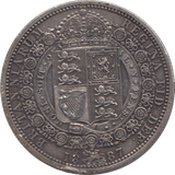 1887 HALFCROWN ( GVF ) 8 - Halfcrown - Cambridgeshire Coins