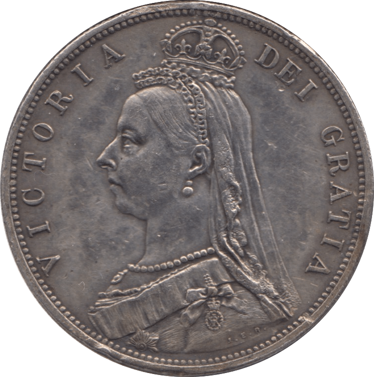1887 HALFCROWN ( GVF ) 8 - Halfcrown - Cambridgeshire Coins