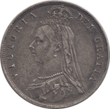 1887 HALFCROWN ( GVF ) 9 - Halfcrown - Cambridgeshire Coins