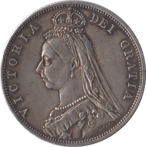 1887 HALFCROWN ( GVF ) - Halfcrown - Cambridgeshire Coins