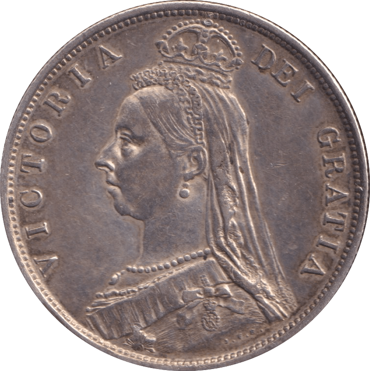 1887 HALFCROWN ( GVF ) - HALFCROWN - Cambridgeshire Coins