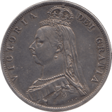 1887 HALFCROWN ( GVF ) - Halfcrown - Cambridgeshire Coins