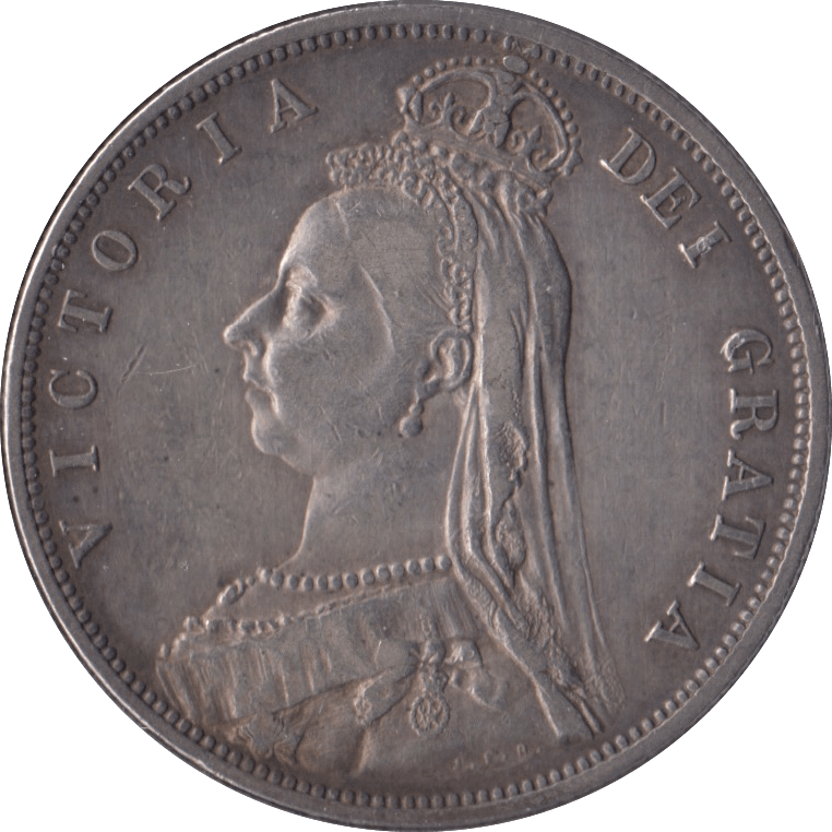 1887 HALFCROWN ( GVF ) - Halfcrown - Cambridgeshire Coins