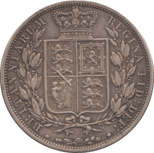 1887 HALFCROWN (GVF) YOUNG HEAD - Halfcrown - Cambridgeshire Coins