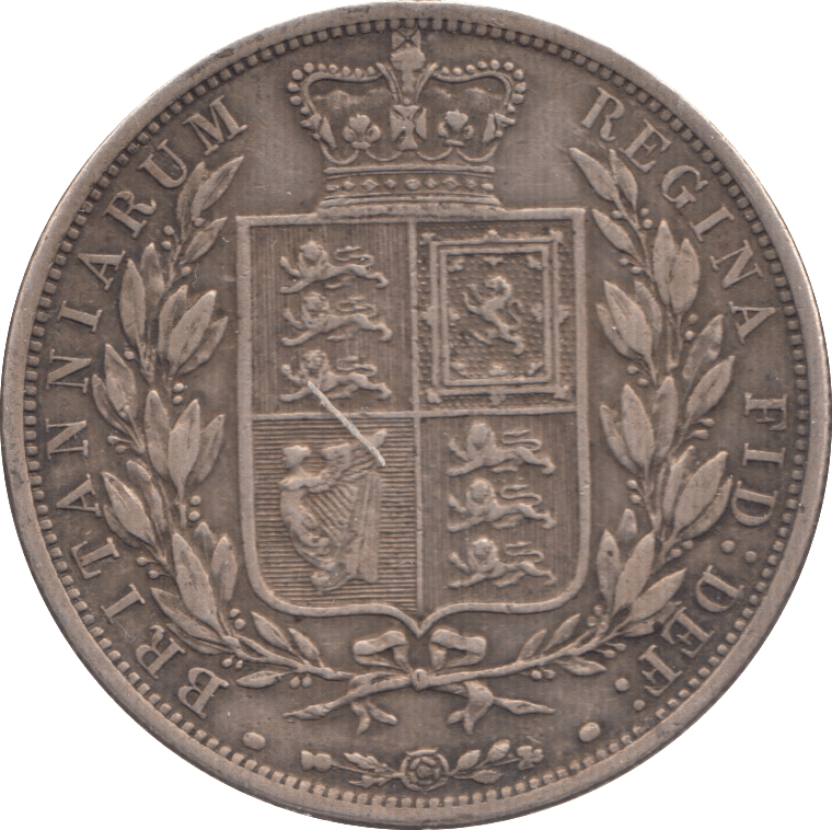 1887 HALFCROWN (GVF) YOUNG HEAD - Halfcrown - Cambridgeshire Coins