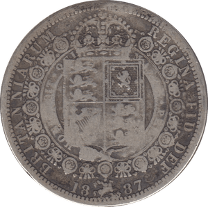 1887 HALFCROWN (NF) 6 - Halfcrown - Cambridgeshire Coins
