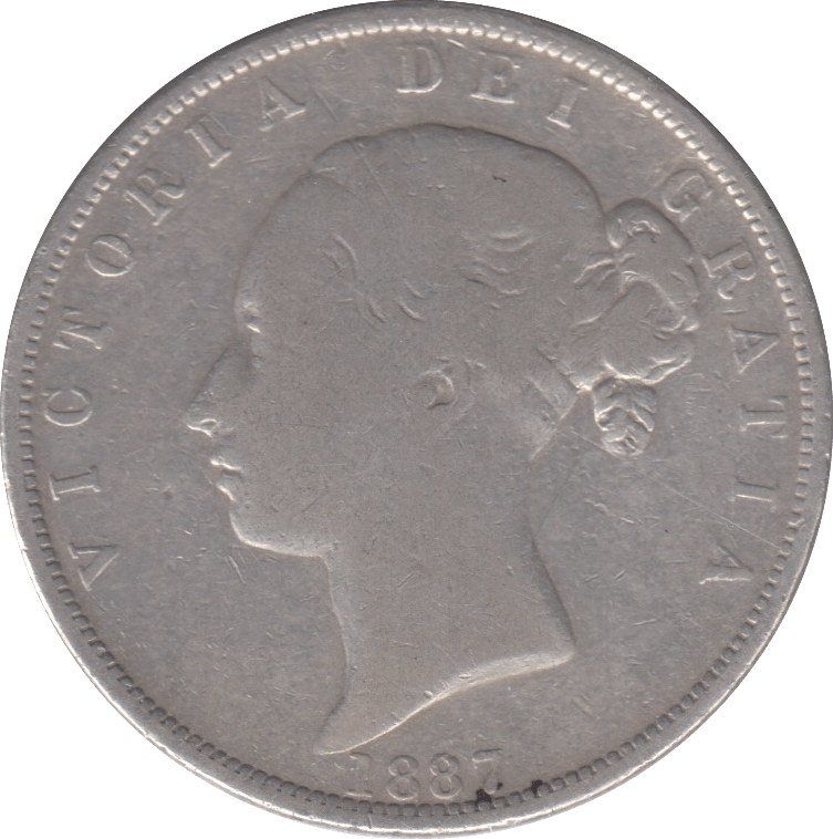 1887 HALFCROWN ( NF ) - HALFCROWN - Cambridgeshire Coins