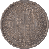 1887 HALFCROWN ( UNC ) - Halfcrown - Cambridgeshire Coins