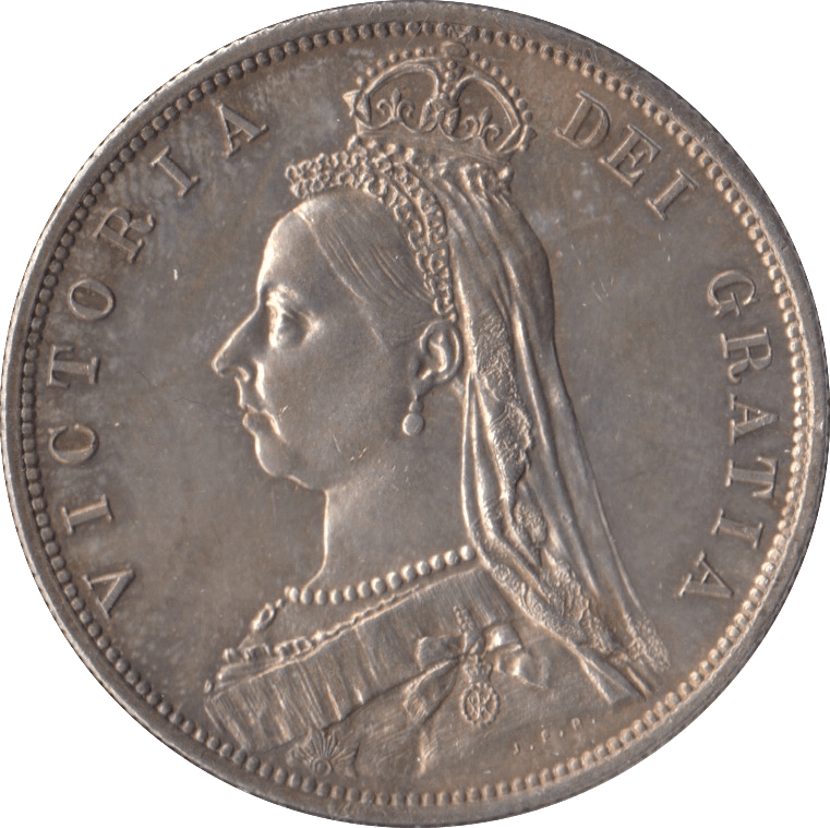 1887 HALFCROWN ( UNC ) - Halfcrown - Cambridgeshire Coins