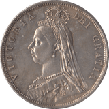1887 HALFCROWN ( UNC ) - Halfcrown - Cambridgeshire Coins