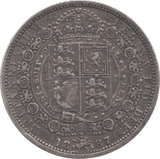 1887 HALFCROWN ( VF ) 3 - Halfcrown - Cambridgeshire Coins