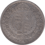 1887 HALFCROWN ( VF ) 4 - Halfcrown - Cambridgeshire Coins