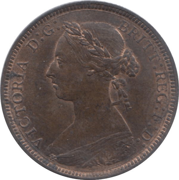 1887 HALFPENNY ( AUNC ) 23 - Halfpenny - Cambridgeshire Coins