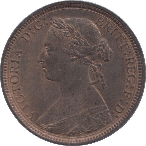1887 HALFPENNY ( BU ) - Halfpenny - Cambridgeshire Coins