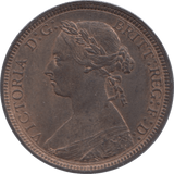 1887 HALFPENNY ( BU ) - Halfpenny - Cambridgeshire Coins