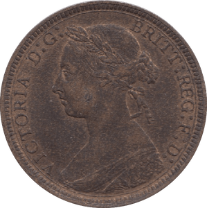 1887 HALFPENNY ( EF ) 8 - HALFPENNY - Cambridgeshire Coins