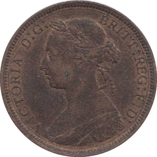 1887 HALFPENNY ( EF ) 8 - HALFPENNY - Cambridgeshire Coins