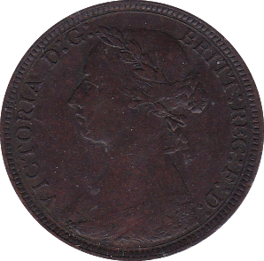 1887 HALFPENNY ( EF ) - Halfpenny - Cambridgeshire Coins