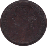 1887 HALFPENNY ( EF ) - Halfpenny - Cambridgeshire Coins