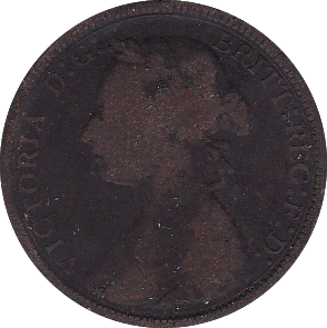 1887 HALFPENNY ( F ) - Halfpenny - Cambridgeshire Coins