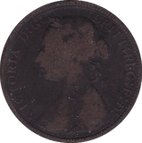 1887 HALFPENNY ( F ) - Halfpenny - Cambridgeshire Coins