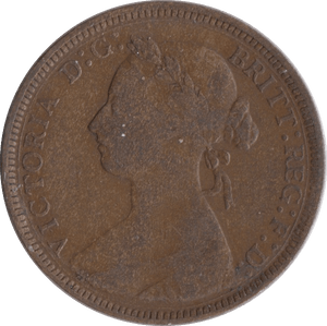 1887 HALFPENNY ( FINE ) - Halfpenny - Cambridgeshire Coins