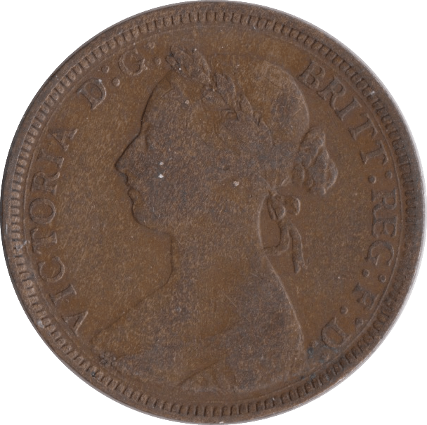 1887 HALFPENNY ( FINE ) - Halfpenny - Cambridgeshire Coins