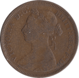 1887 HALFPENNY ( FINE ) - Halfpenny - Cambridgeshire Coins