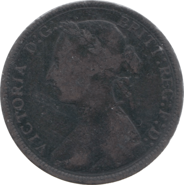 1887 HALFPENNY ( FINE ) - Halfpenny - Cambridgeshire Coins